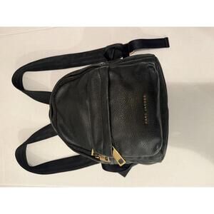 Marc Jacobs Women's Varsity Pack Small Pebbled Leather Backpack‎ Black